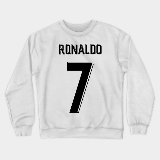 Christiano Ronaldo Madrid Jersey 2018 Crewneck Sweatshirt by Alimator